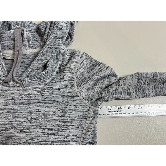 Athleta Techie Sweat Popover Dress Womens Sz XS Hooded Pockets Athleisure Casual - Picture 9 of 13